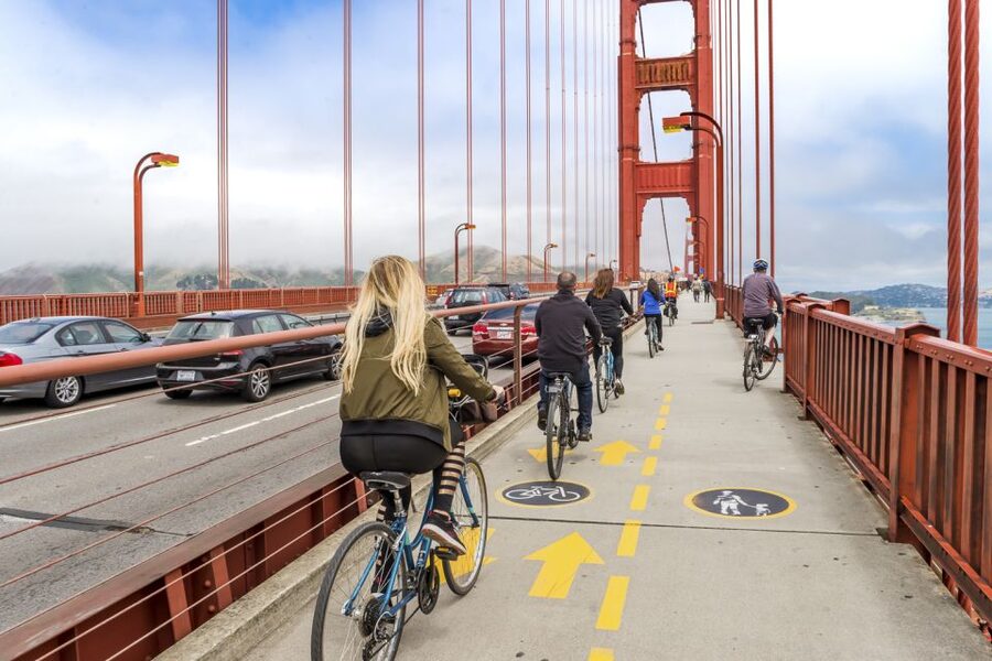 San Francisco: Golden Gate Bridge to Sausalito Cycling Tour - Vista Point and the ride into Sausalito