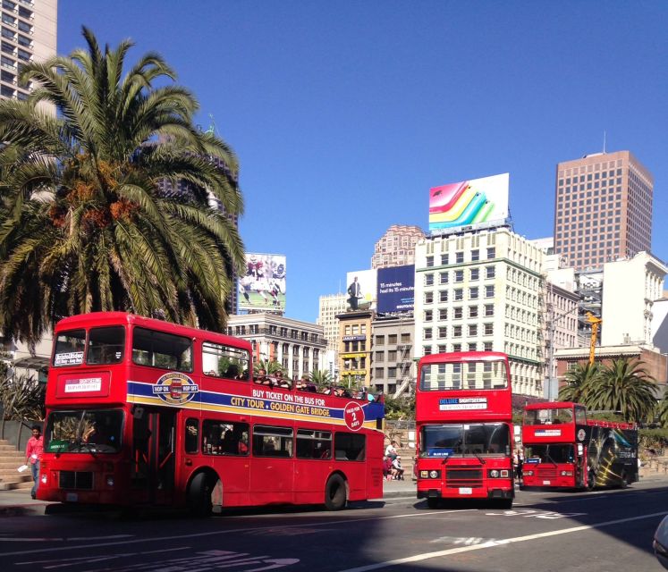 San Francisco: Hop-On Hop-Off Deluxe Bus Tour with 20 Stops - What the live guides add