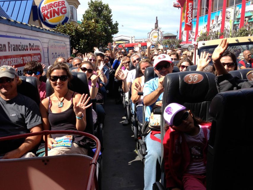 San Francisco: Hop-On Hop-Off Deluxe Bus Tour with 20 Stops - Union Square to the waterfront: Stops 1 through 7
