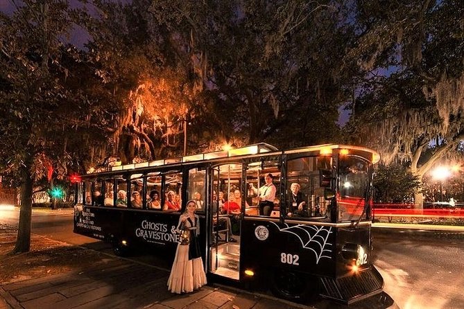 Savannah Ghosts & Gravestones Trolley Tour - River Street and the Perkins and Sons Ship Chandlery