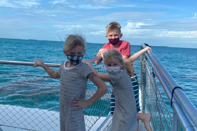 Shark and Wildlife Viewing Adventure in Key West - Watching sharks from the 34-foot Tiger Cat