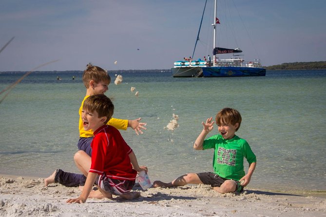 Shell Island Snorkel and Dolphin Catamaran Cruise with Island Time - Shell Island is the main event