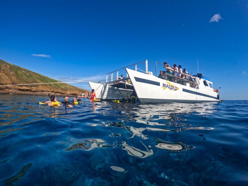 South Maui: Snorkel to Coral Gardens or Molokini Crater - Lunch, drinks, and the ride home