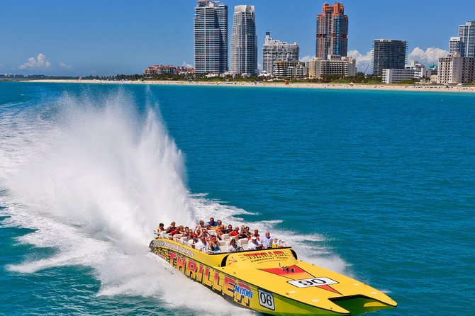 Speedboat Sightseeing Adventure of Miami - Timing, weather, and restrictions