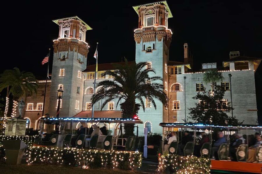 St Augustine: Nights of Lights Trolley Tour - Key points to know before you book