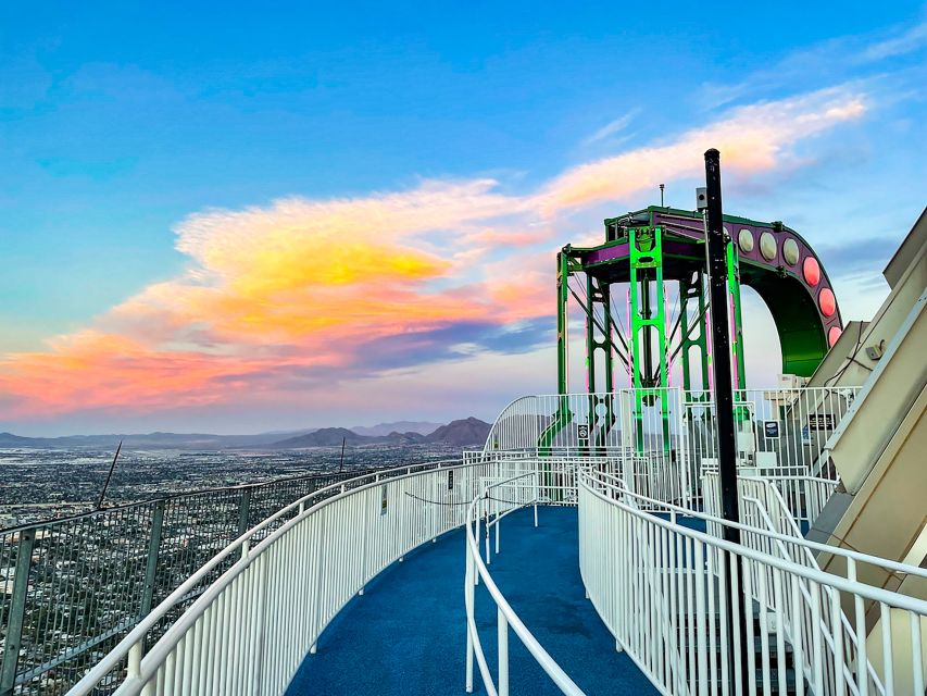 STRAT Tower Thrill Rides Admission - Key points at a glance