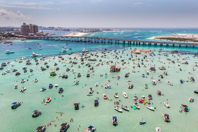 Tailfins Tiki Boats Crab Island Sandbar(3hrs/ 5/5:30 are 2hrs) - Leaving Harbor Boulevard for Crab Island