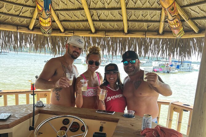 Tailfins Tiki Boats Crab Island Sandbar(3hrs/ 5/5:30 are 2hrs) - Dolphins, jellyfish, and weather changes