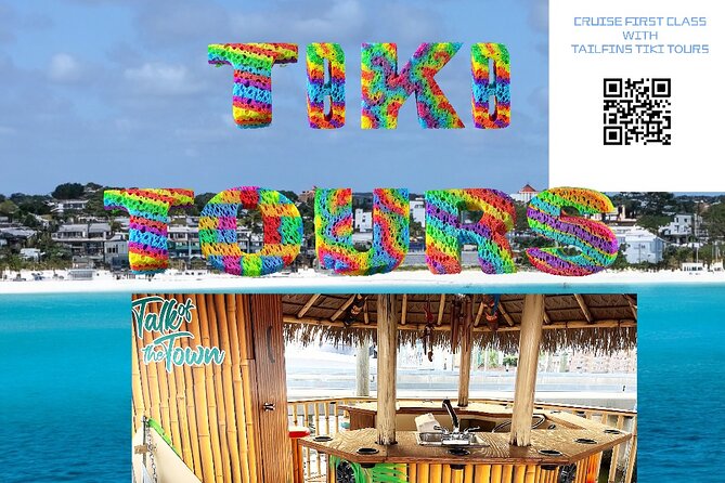 Tailfins Tiki Boats Crab Island Sandbar(3hrs/ 5/5:30 are 2hrs) - What happens at the Crab Island sandbar