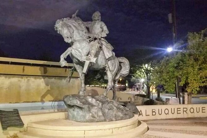 The Original 8pm Ghost Tour of Old Town Albuquerque - since 2001 - Stop 5: Poco a Poco Plaza