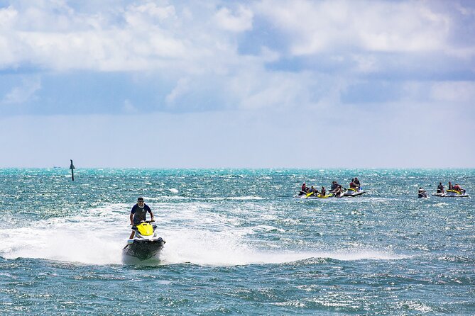 The Original Key West Island Jet Ski Tour from Barefoot Billy's - Southernmost Point, sandbar, and local stories