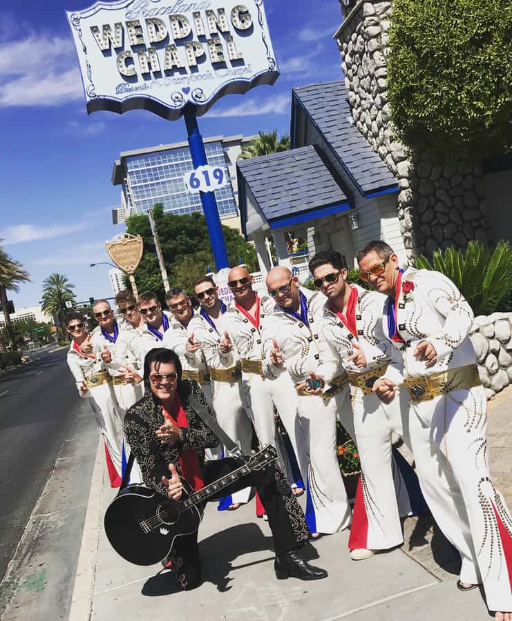 Vegas: Elvis-Themed Graceland Chapel Wedding or Vow Renewal - The photo session and included keepsakes