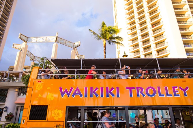 Waikiki Trolley Hop-On Hop-Off Tour of Honolulu - The Green Line focuses on Diamond Head and KCC
