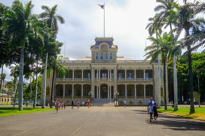 Waikiki Trolley Red Line Heroes & Legends Hop-on Hop-off Tour - Punchbowl Crater and the National Memorial Cemetery