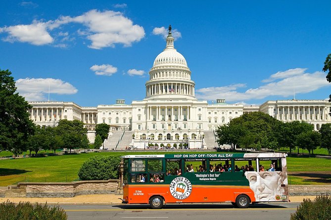 Washington DC Hop-On Hop-off Trolley Tour with 15 Stops - Stops 13 to 15: The White House, National Archives, and Capitol Hill