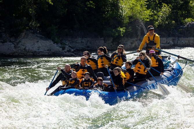 Whitewater Rafting in Jackson Hole : Family Standard Raft - Lunch Counter, Big Kahuna, and Champagne