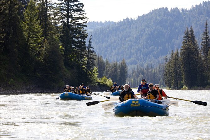 Whitewater Rafting in Jackson Hole : Family Standard Raft - The best departure time for your group