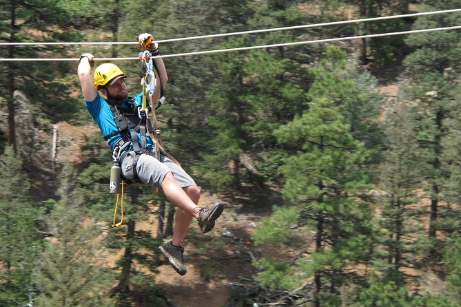 Woods Course Zipline Tour in Seven Falls - Ground school before the first real ride